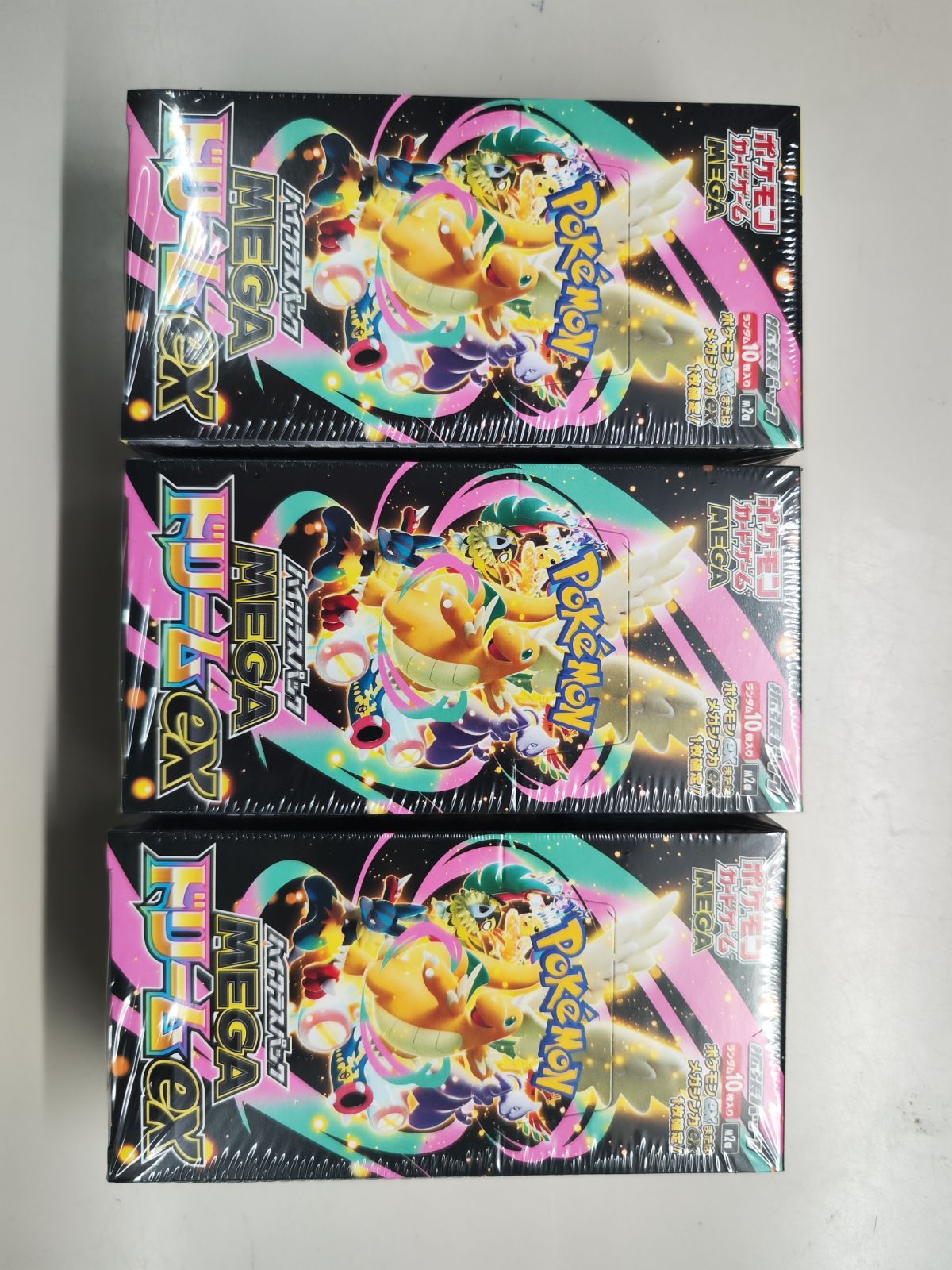 【シュリンク付】ポケモンカードゲーム MEGAドリームex 3BOX