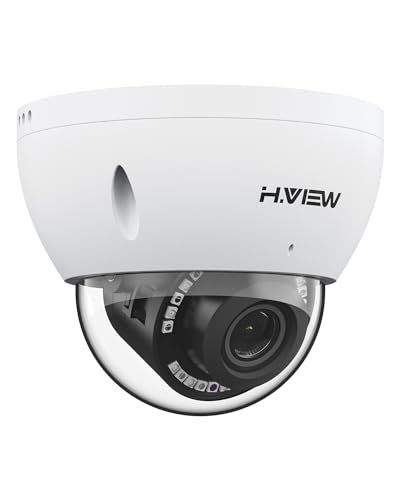H.View 赤外線 防犯カメラ 3X光学ズーム POE防犯カメラ 5MP 500万画素 2.8-8mmズームレンズ調節可能 IPカメラ 5MP 双方向音声 IP66防水防塵 24個赤外線LED搭載 暗視撮影30M 動体検知機能 遠隔監視操作 c390cfa5