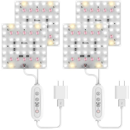 【公式】BRIM(ブリム) PANEL DUO 植物育成ライト LED 小型 パネルライト 【国内ブランド】調光 タイマー フルスペクトル PL-DUO 14W (白色 (2個セット))★m d6e6be89