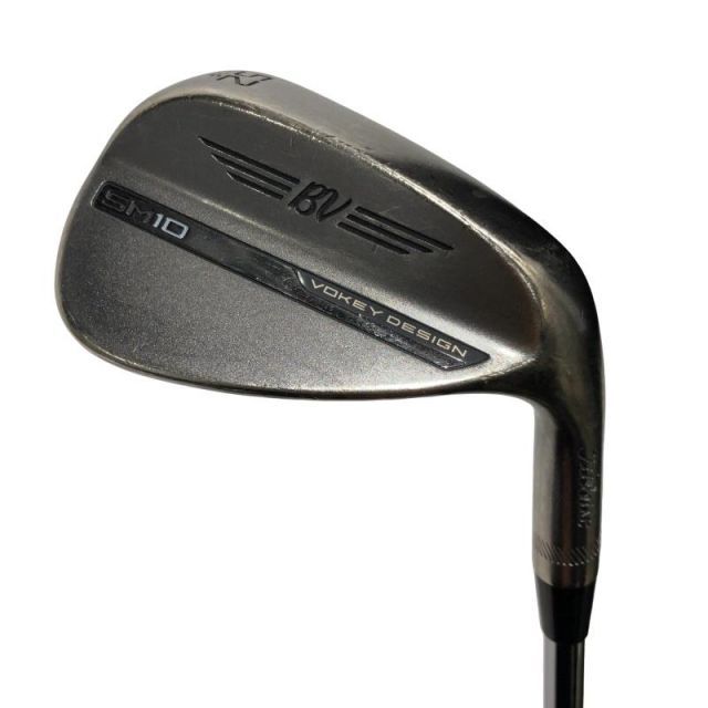【中古】 タイトリスト VOKEY SPIN MILLED SM10 ニッケル 52°/12°F ウェッジ WG 純正特注シャフト (フレックスS) メンズ 男性用 右利き 右用 Cランク ゴルフクラブ