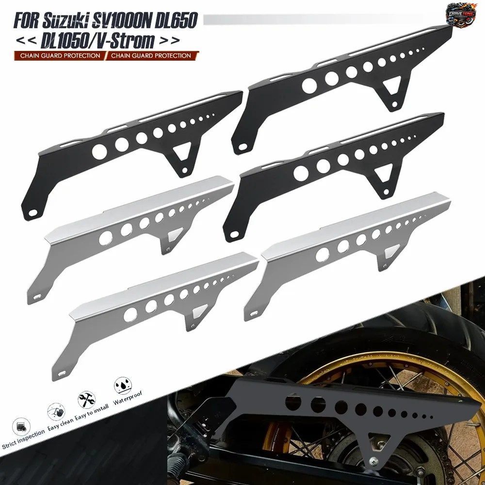 SUZUKI DL1050 DL1000 DL650 / 1050 XT /DE 2020-2024 モーターサイクルチェーンガードカバープロテクター アクセサリー SV1000N に適合