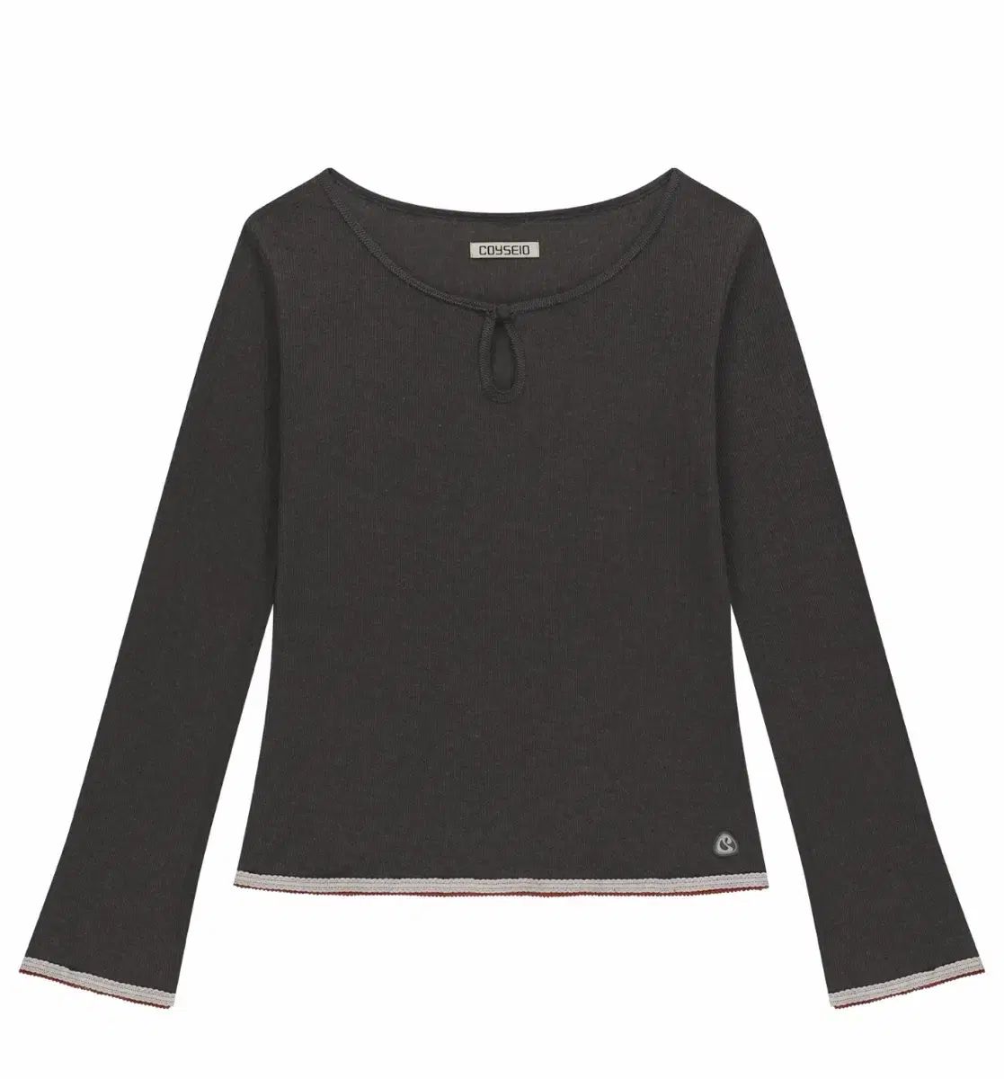イッセイ eyelet lace ロングスリーブ ロングスリーブ