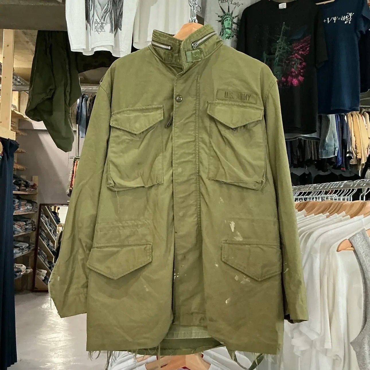 60s ~ USARMY M-65 Field Jacket 米軍 フィールドジャケット アルミジップ