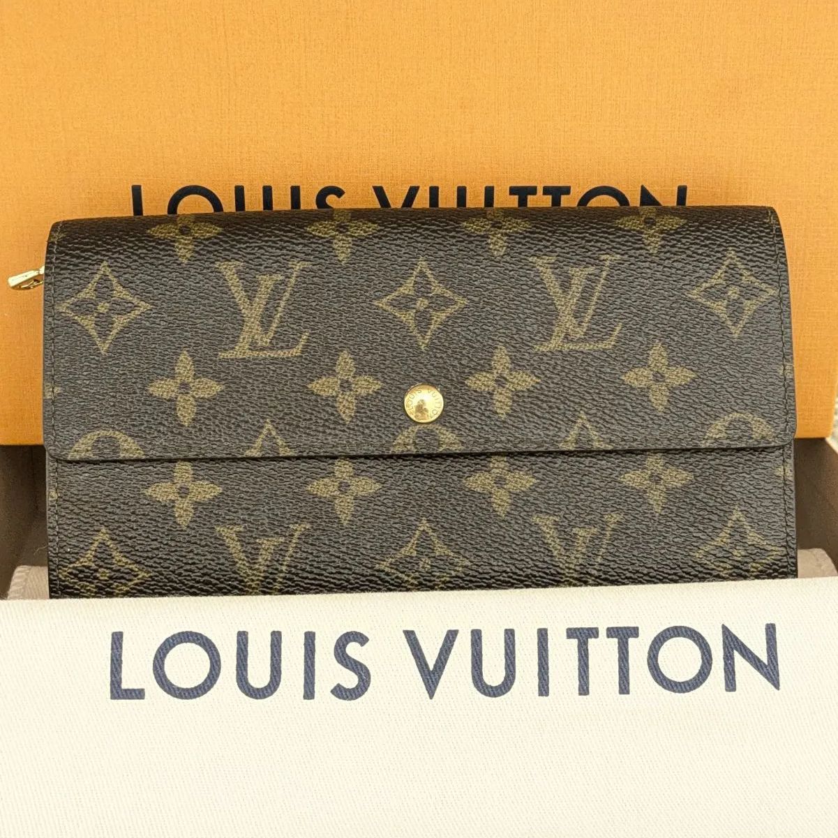 美品☆Louis Vuitton ルイヴィトン モノグラム ポシェット・ポルトモネ 