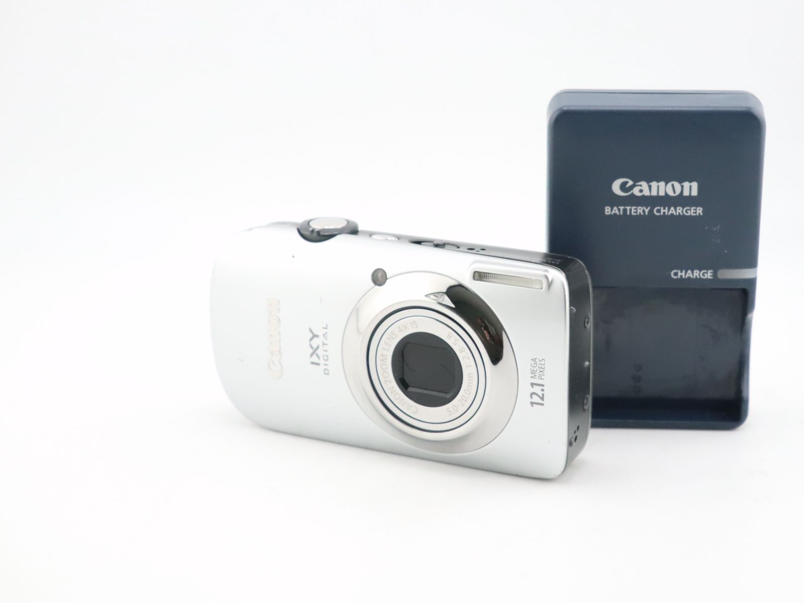 ★良品★﻿キヤノン CANON IXY DIGITAL 510 IS シルバー 充電器付★　W0521＃5081