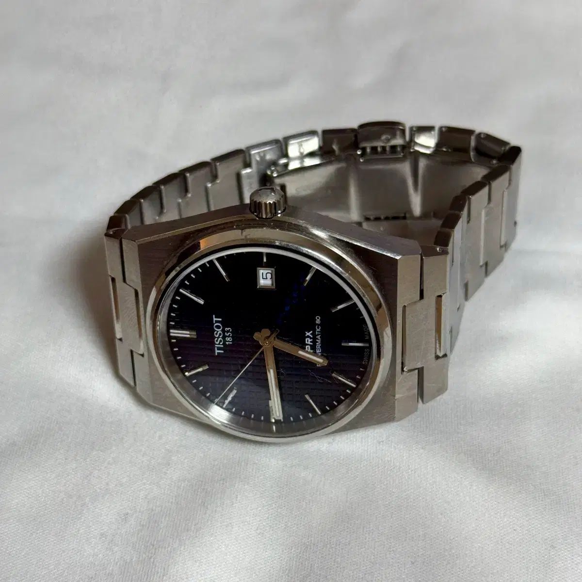 ティソ PRX 40mm パワーマティック80 デニム版