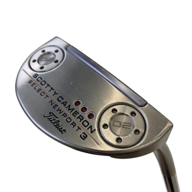 【中古】 タイトリスト SCOTTY CAMERON select NEWPORT 3(2018) 33インチ パター PT スチール (フレックスその他) メンズ 男性用 右利き 右用 Cランク ゴルフクラブ