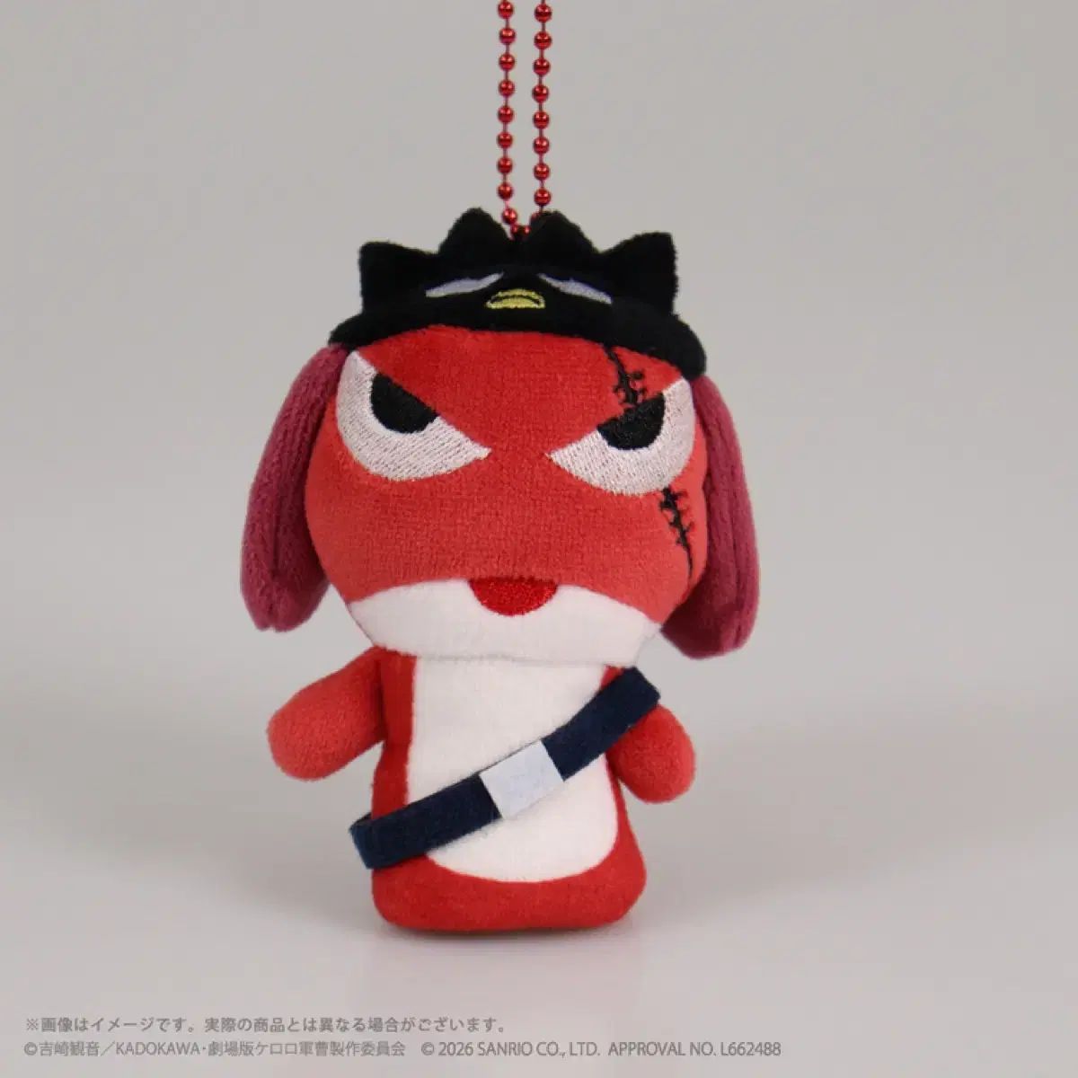 ケロロ サンリオ コラボ ギロロ バッドばつ丸 指 ぬいぐるみ ぬい キーホルダー