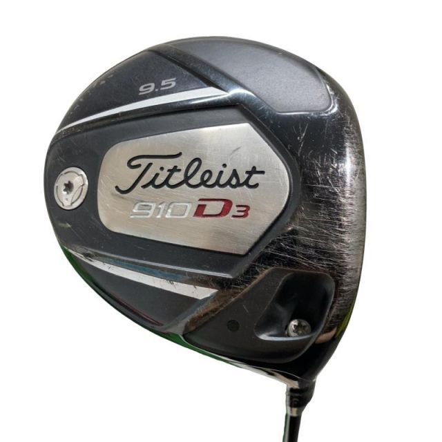 【中古】 タイトリスト 910 D3 9.5° ドライバー DR リシャフト (フレックスその他) メンズ 男性用 右利き 右用 Cランク ゴルフクラブ