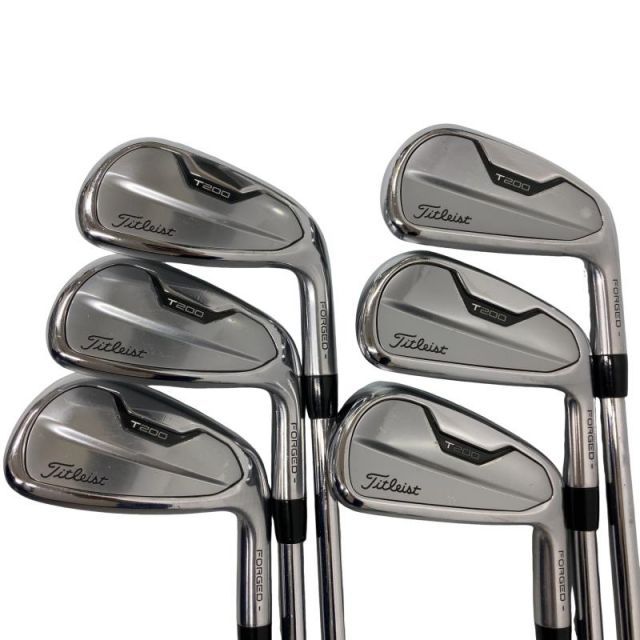 【中古】 タイトリスト Titleist T200(2021) 6S アイアンセット IR NS PRO 105T (フレックスS) メンズ 男性用 右利き 右用 Cランク ゴルフクラブ