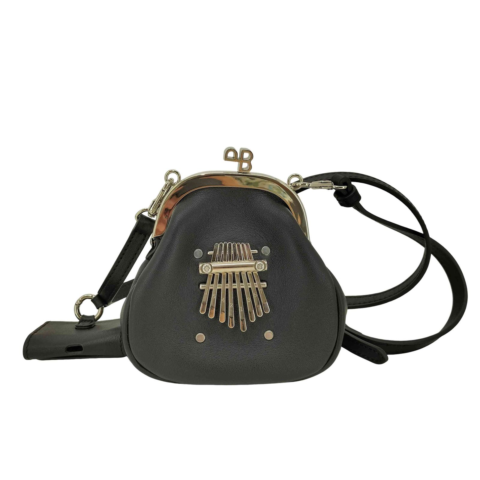 イアパピヨネ ear PAPILLONNER PabePabe MINI Kalimba ミニカリンバ 口金 ショルダーバッグ レディース 表記無