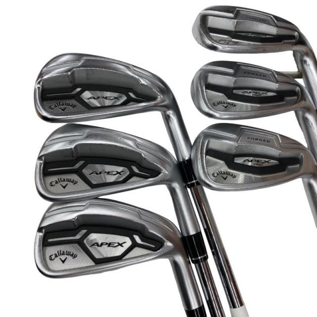 【中古】 キャロウェイ APEX コンボセット 6S アイアンセット IR NS PRO MODUS3 TOUR120 (フレックスS) メンズ 男性用 右利き 右用 Cランク ゴルフクラブ