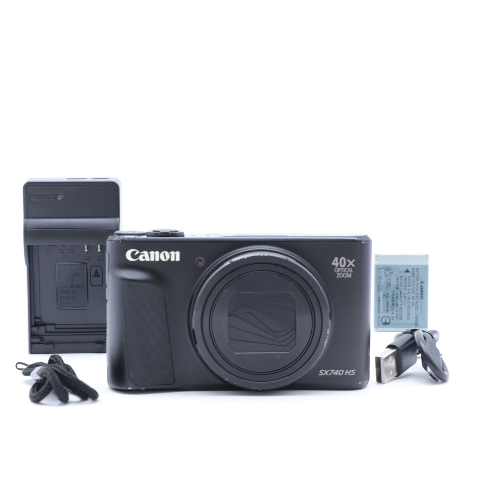 【送料無料】【並品】PowerShot SX740 HS ブラック