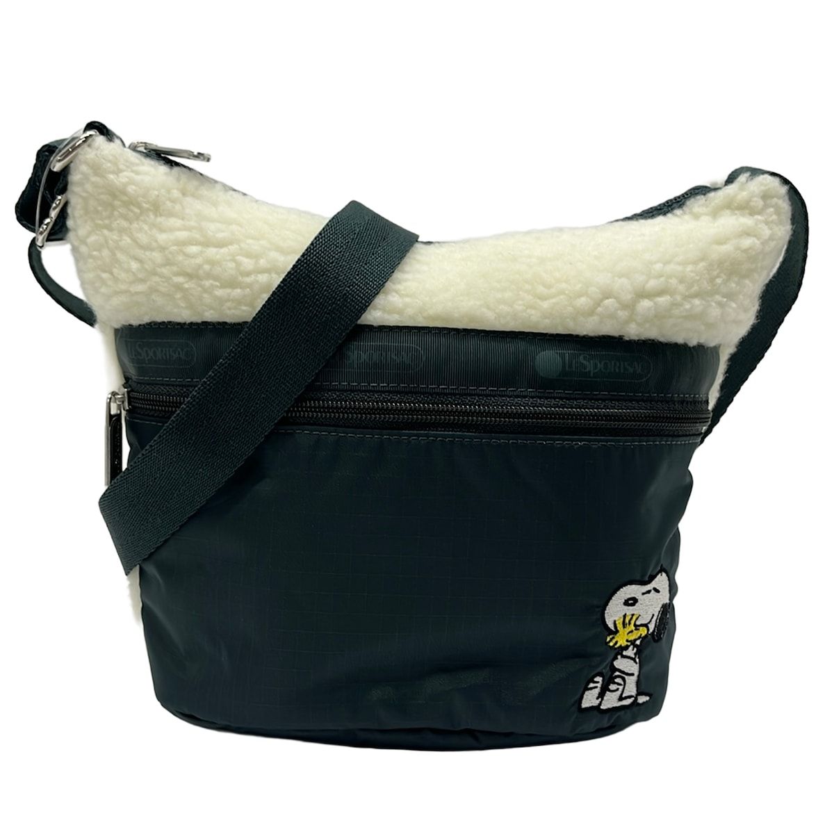 LESPORTSAC(レスポートサック) ショルダーバッグ - 白×ダークグリーン スヌーピー/PEANUTS 10,472円