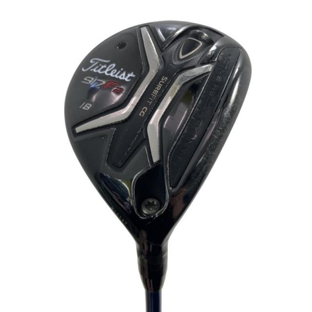 【中古】 タイトリスト 917 F2 18° フェアウェイウッド FW リシャフト (フレックスその他) メンズ 男性用 右利き 右用 Dランク ゴルフクラブ