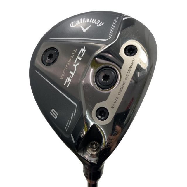 【中古】 キャロウェイ ELYTE TITANIUM 5W フェアウェイウッド FW TENSEI GREEN 60 for CW(ELYTE FW) (フレックスS) メンズ 男性用 右利き 右用 Cランク ゴルフクラブ