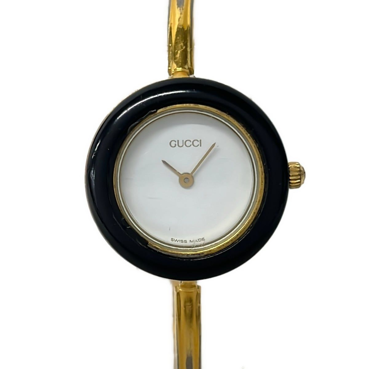 GUCCI(グッチ) 腕時計 ベゼルウォッチ 11/12.2 レディース 白