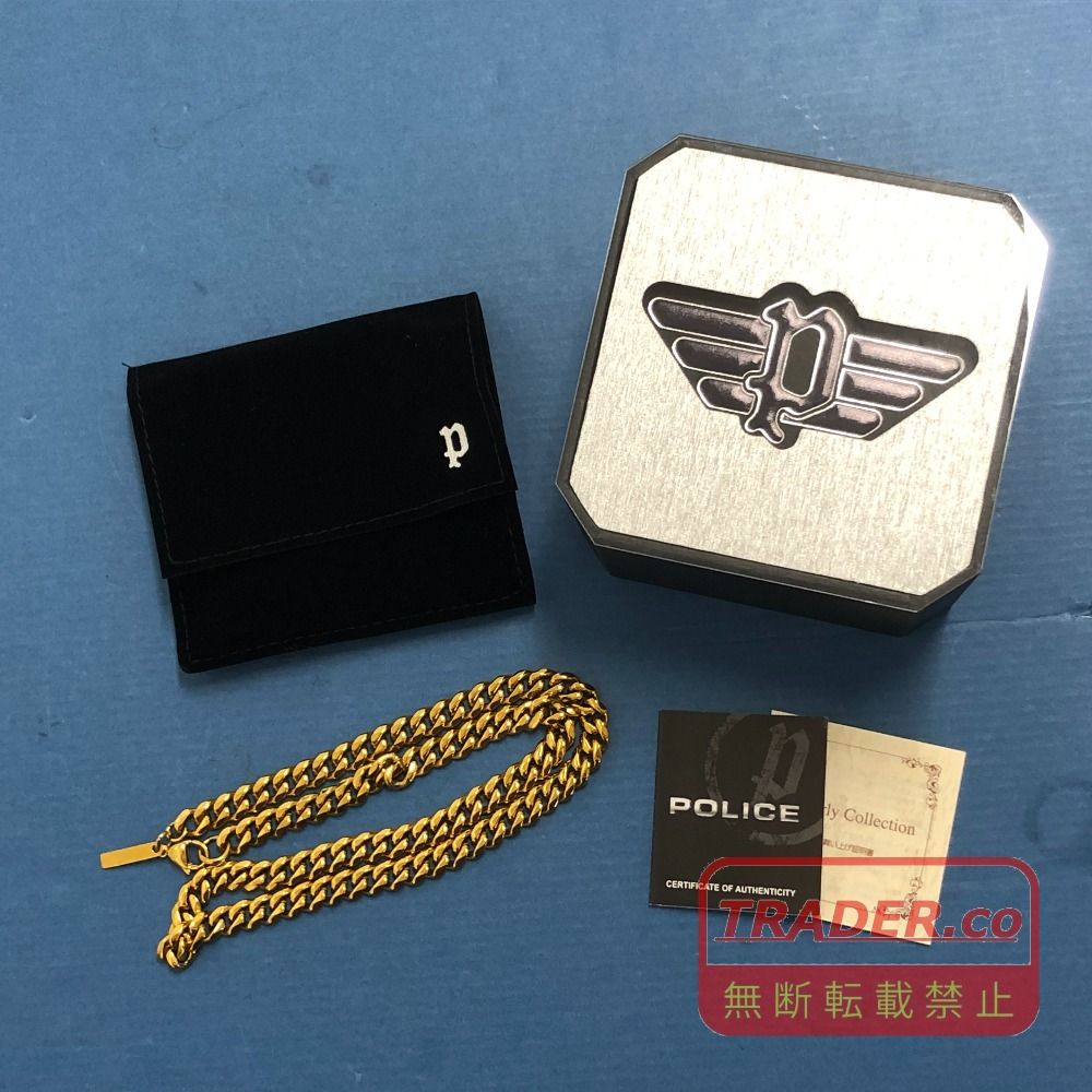 02w25592 ポリス POLICE ゴールド メンズ 箱・保存袋・取説あり 