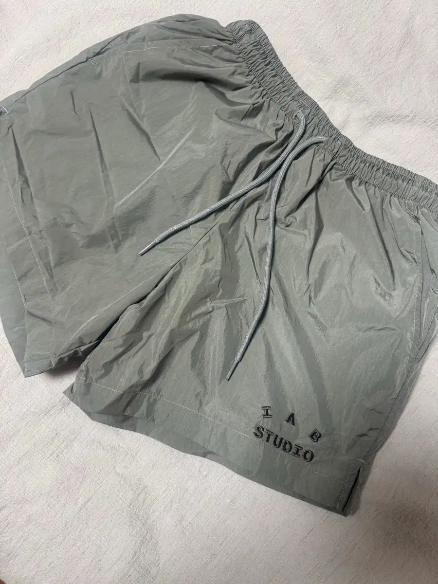 23FW IAB Studio アイエプスタジオ ウーブン ハーフパンツ ショーツ グレー M