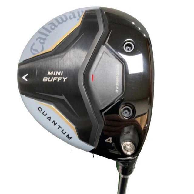 【中古】 キャロウェイ QUANTUM MINI BUFFY 4W フェアウェイウッド FW 純正特注シャフト (フレックスSR) メンズ 男性用 右利き 右用 Cランク ゴルフクラブ