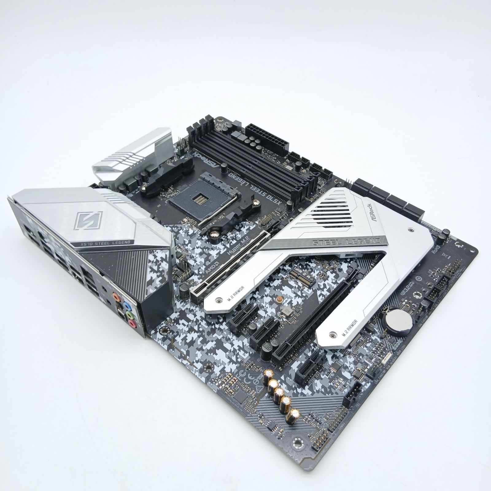 No.6081 ASRock マザーボード X570 Steel Legend AMD Ryzen 5000 シリーズ CPU ( Soket AM4 ) 対応 X570 ATX マザーボード 【国内正規代理店品】