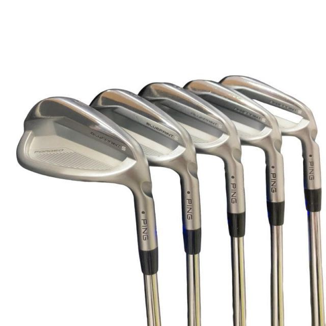 【中古】 ピン BLUEPRINT S 5S アイアンセット IR 純正特注シャフト (フレックスX) メンズ 男性用 右利き 右用 Cランク ゴルフクラブ