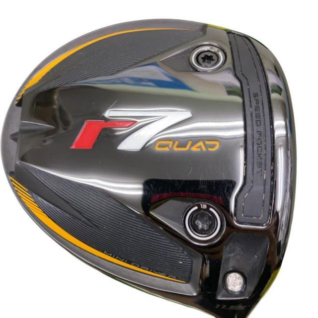 【中古】 テーラーメイド r7quad MINI DRIVER 11.5° ドライバー DR r7QMD Diamana SILVER TM55 (フレックスS) メンズ 男性用 右利き 右用 Cランク ゴルフクラブ