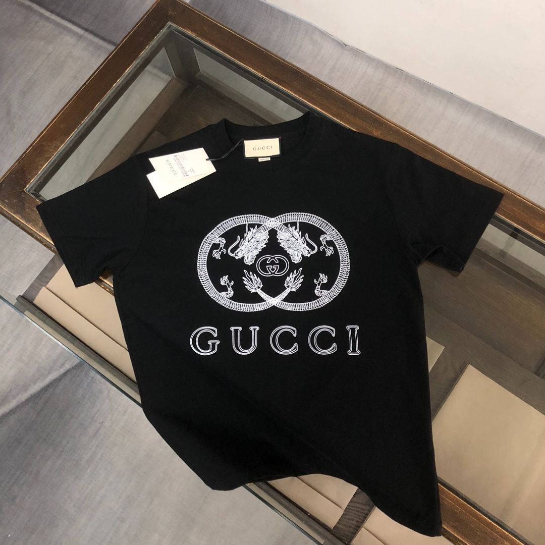 【本日限定特価】GUCCI 春夏 ロゴプリントTシャツ [本日特価|新品未使用品]-WT0輸入