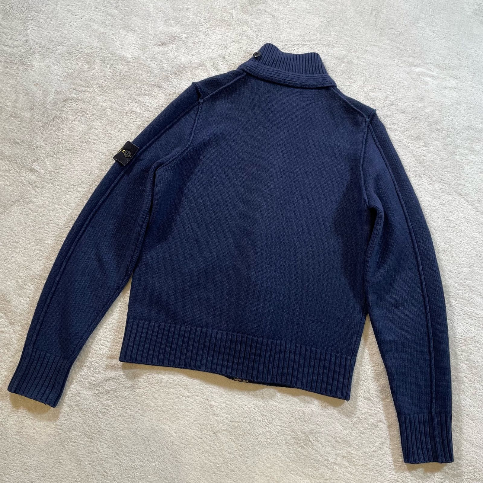 STONE ISLAND ストーンアイランド スタンドカラー ニットジャケット 
