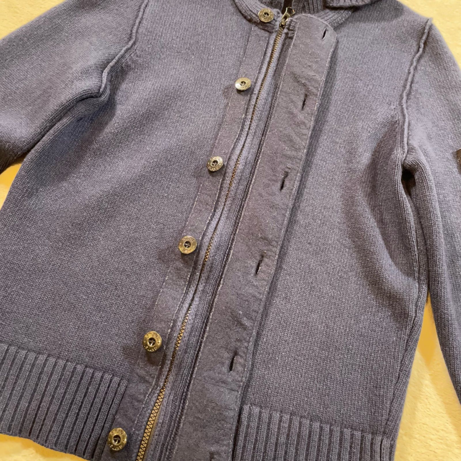 STONE ISLAND ストーンアイランド スタンドカラー ニットジャケット 
