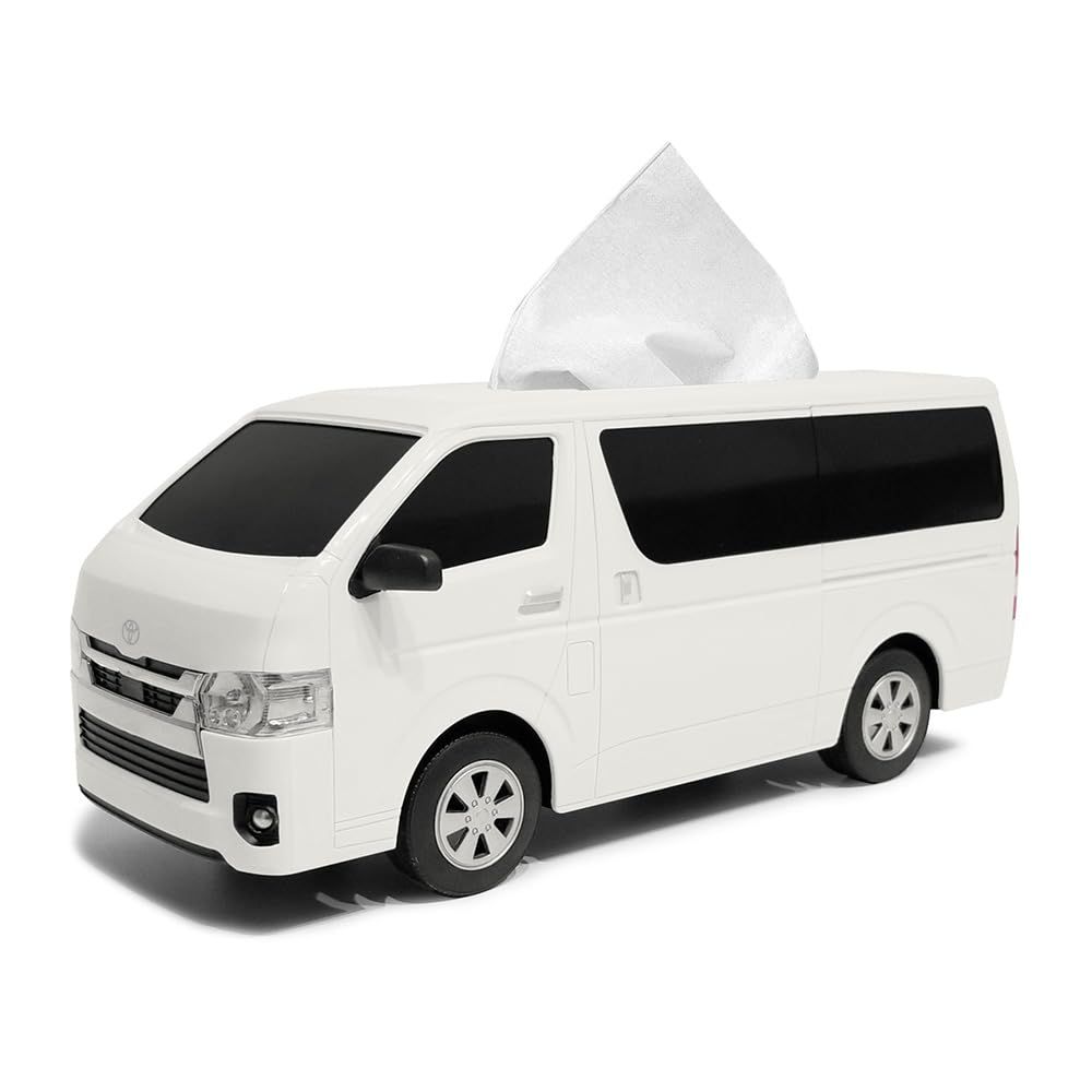 ティッシュケース トヨタハイエース ホワイト 2代目 hiace tissue case boxts a334cf9f