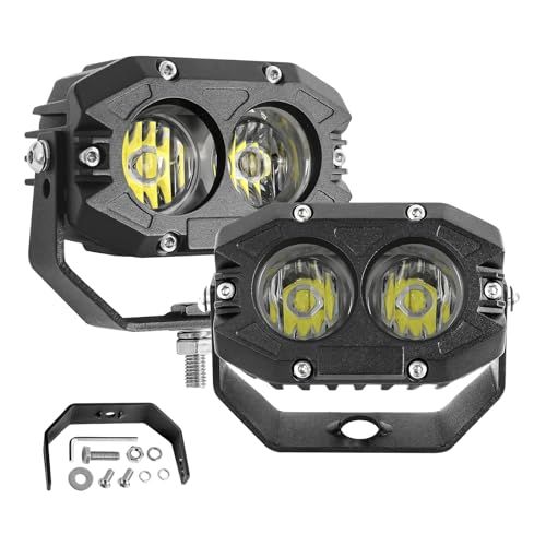 UNI-SHINE LED作業灯 12V 60W 6500K 16000LM 12V/24V 爆光ワークライト 車用 LEDフォグランプ IP68防水 補助灯 トラック/自動車/バイク/農業機械汎用 2個ts 721cada7