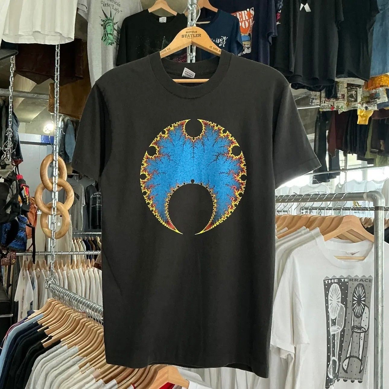 90s Fruit Of The Loom Fractal Tee フルーツオブザルーム フラクタルTシャツ