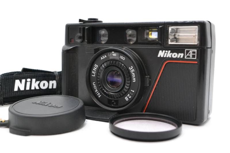 ■【美品】　ニコン Nikon ピカイチ AF 35mm F2.8 コンパクトフィルムカメラ ISO 400 名機