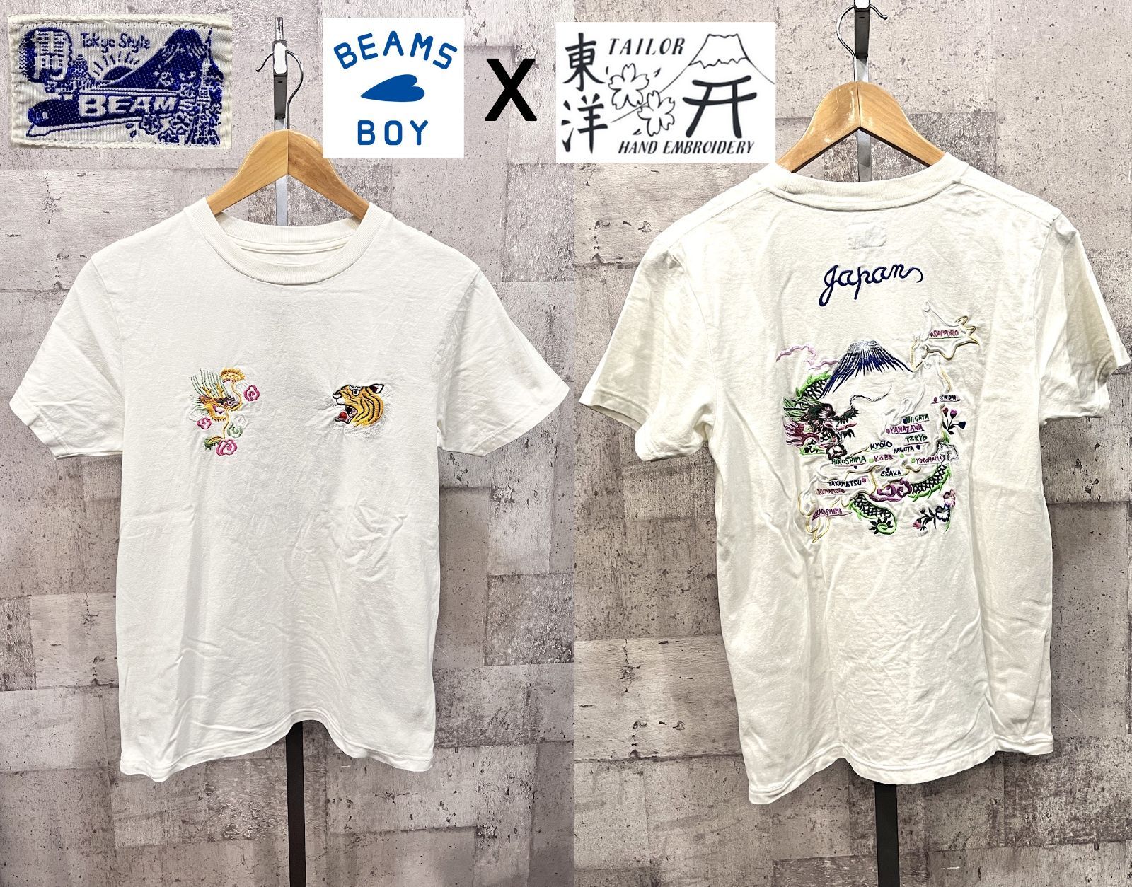 BEAMS BOY X テーラー東洋 コラボ スーベニア Tシャツ ビームスボーイ 