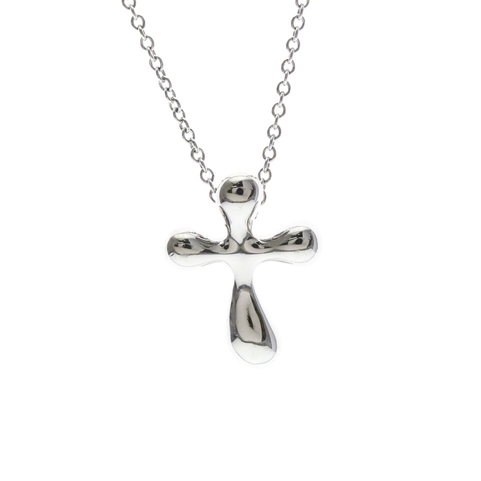 ティファニー(Tiffany) プラチナ 無し メンズ,レディース ファッション ネックレス (シルバー) クロス ネックレス