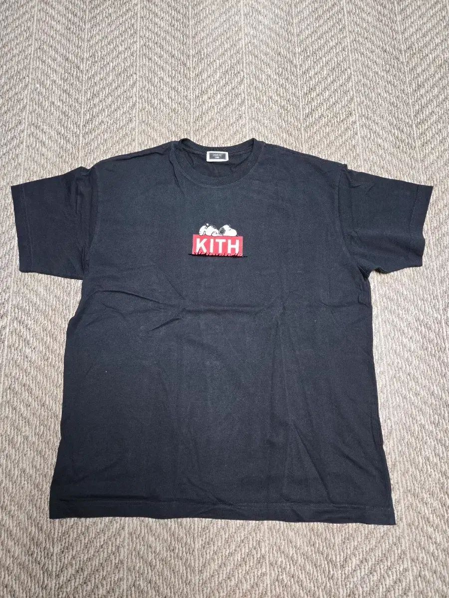 KITH SNOOPY 半袖Tシャツ ブラック L