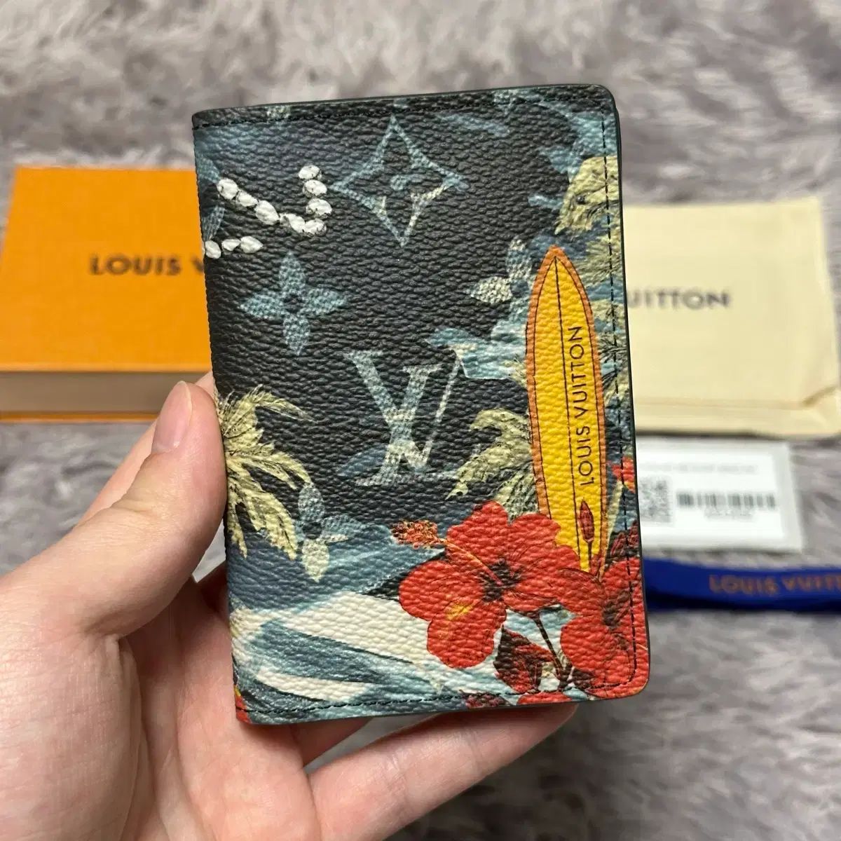 フルセット Louis Vuitton ルイヴィトン エクリプス サーフィン オーガナイザー カードウォレット ネイビー