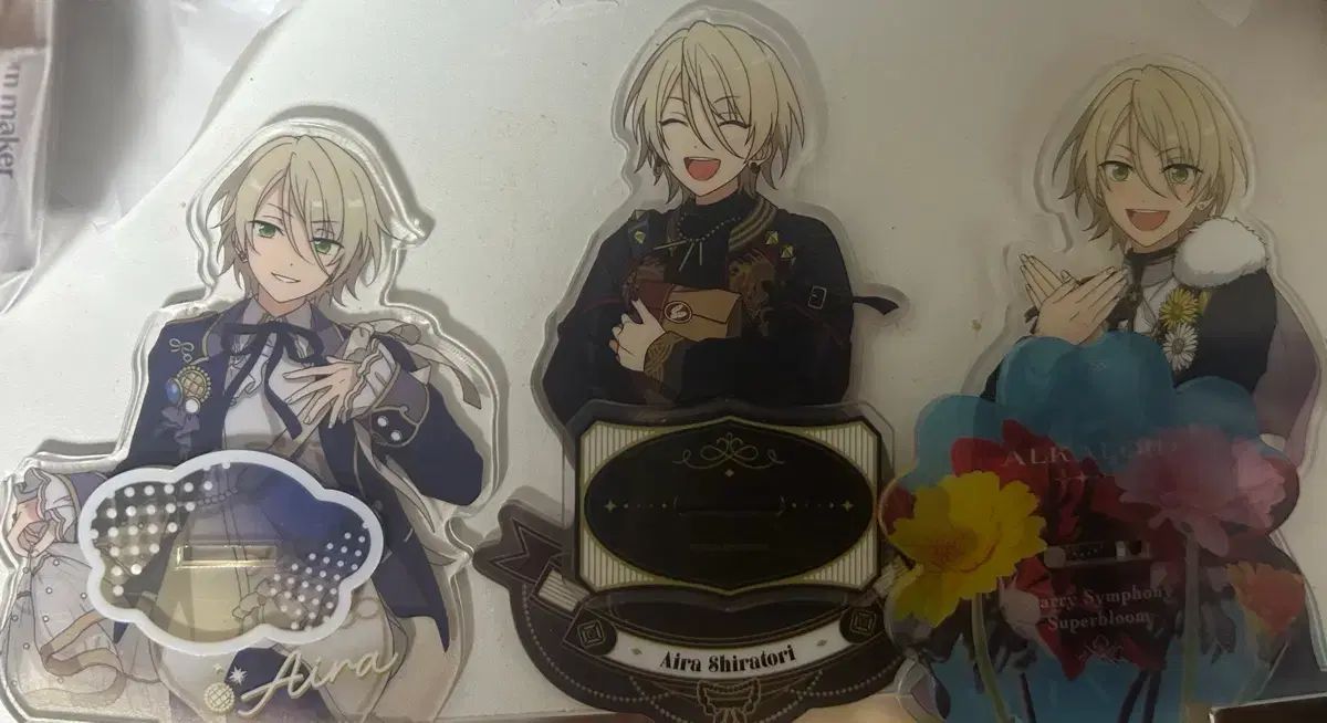あんさんぶるスターズ！ 白鳥 藍良 アクリル スタンド 3種 セット スターポニー 半身 アクリル 2