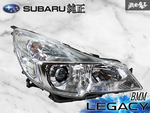 【レンズ美品/点灯OK】スバル純正 BMM BRG BM9 BR9 レガシィ 後期 HID キセノン ヘッドライト ヘッドランプ 右側 運転席側 KOITO 100-20061