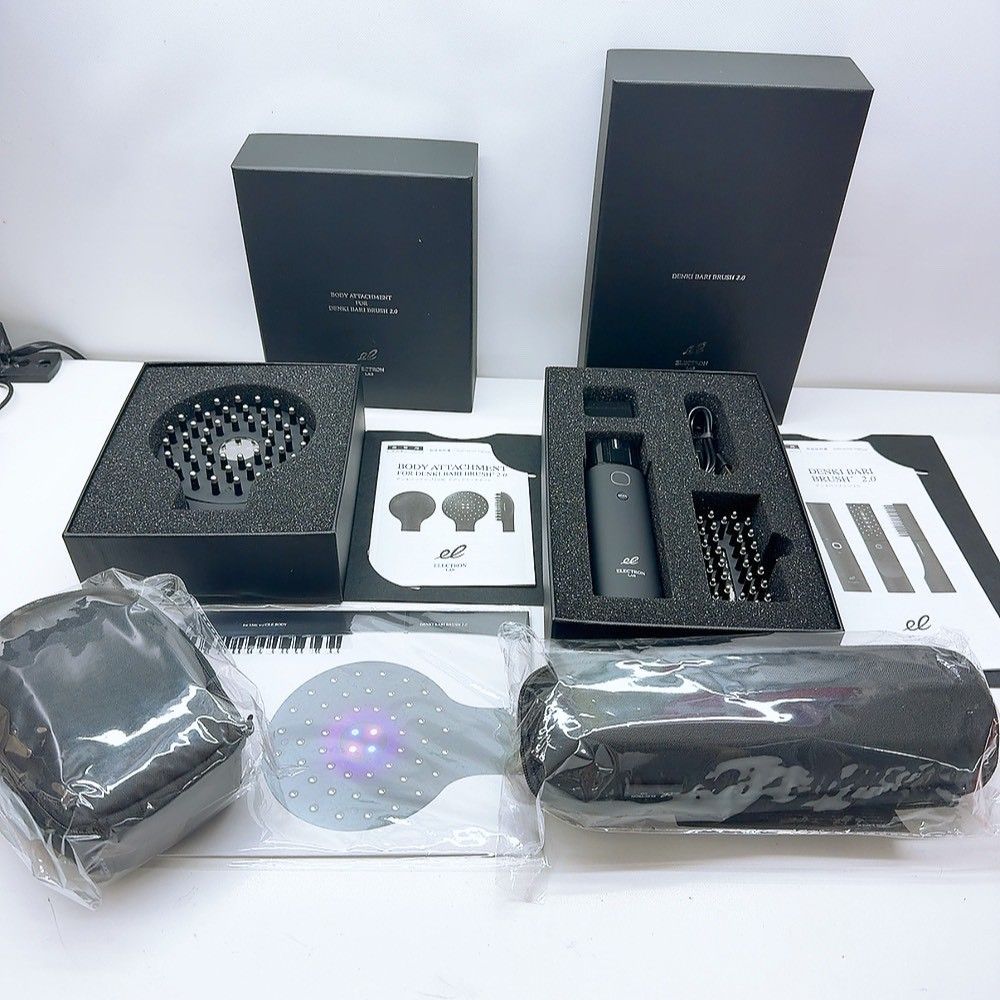 《最新モデル＊新品未使用＊ボディアタッチメント付き》 デンキバリブラシ 2.0 電気バリブラシ エレクトロン ,2606N055