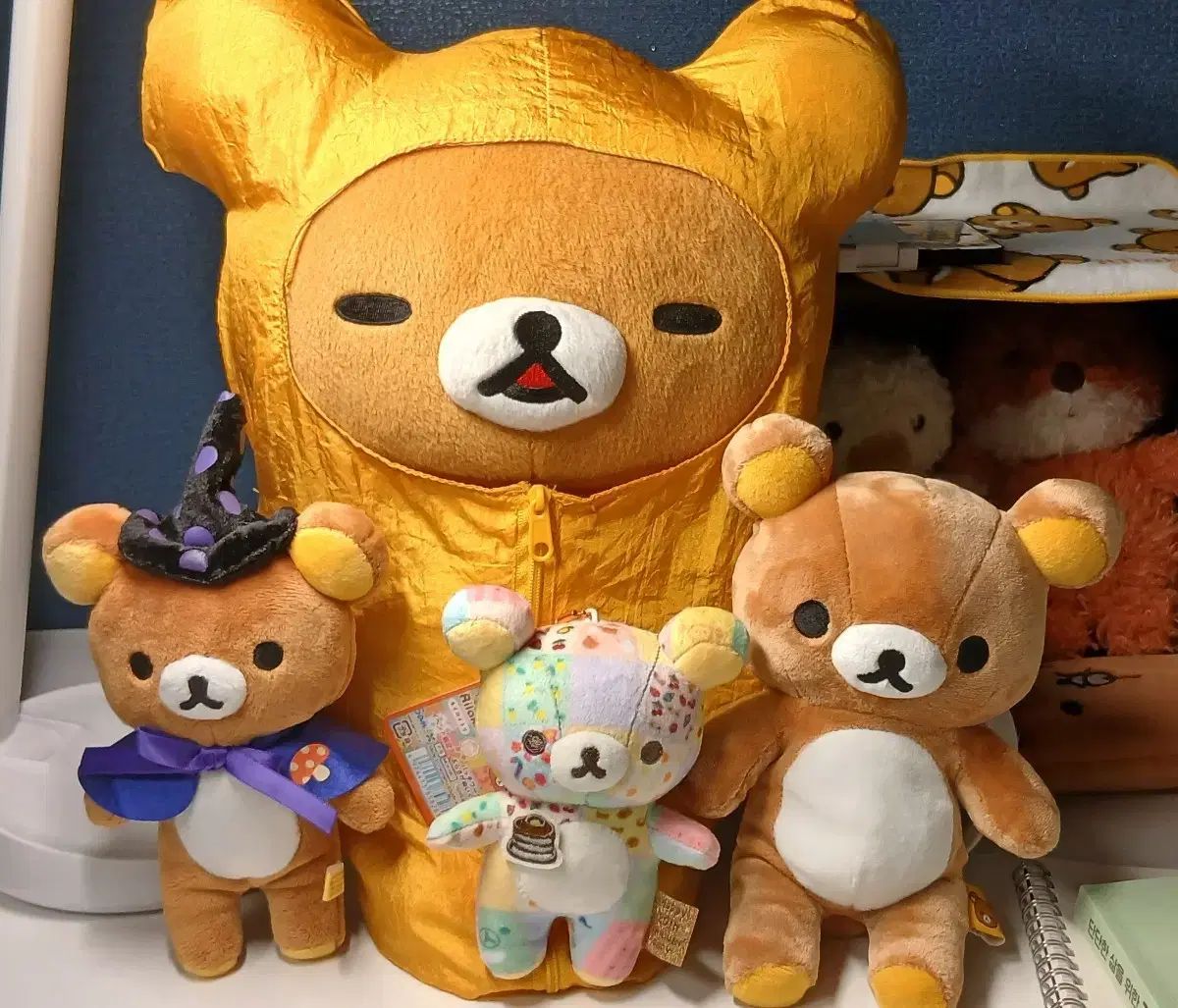 リラックマ 4個 在庫処分 (パッチワーク 基本 s ハロウィーン 寝袋)