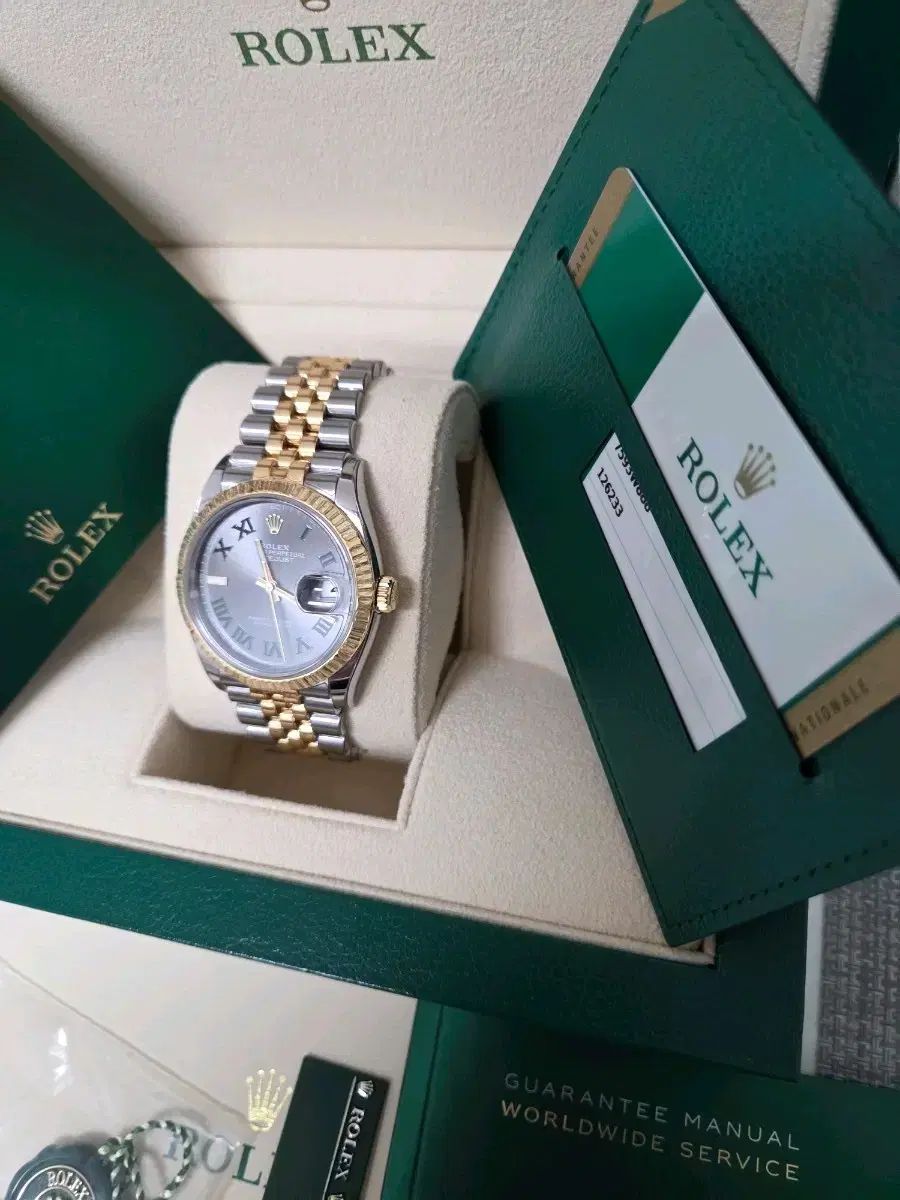 ROLEX 123233 ウィンブルドン コンビ