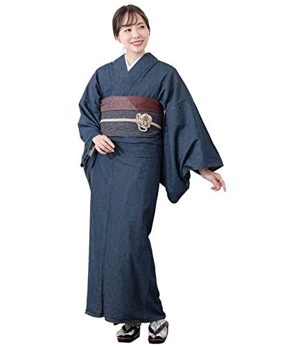 [SOUBIEN] ソウビエン デニム着物 洗える着物 デニム 単衣YZ