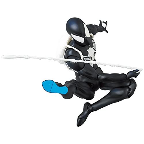 MAFEX マフェックス No.147 SPIDER-MAN BLACK COSTUME スパイダーマン ブラック コスチューム COMIC Ver. 全高約155mm 塗装済み アクションフィギュアYZ