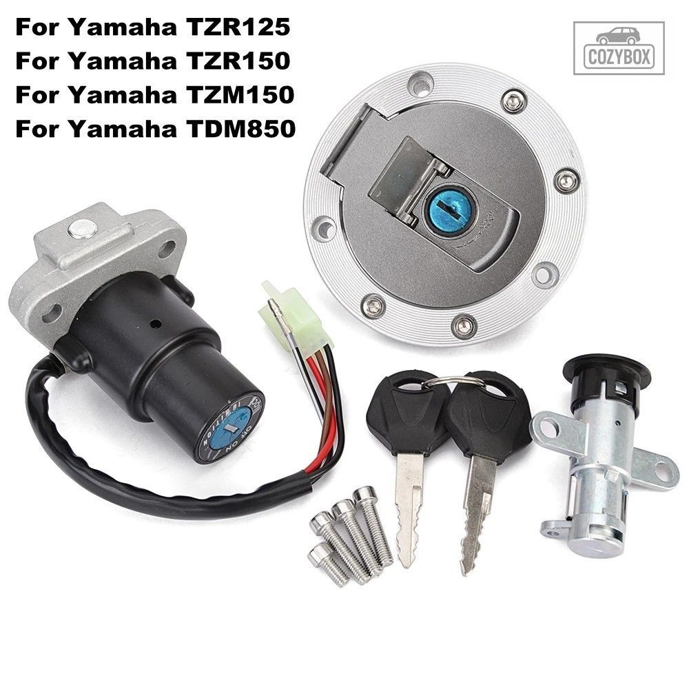ヤマハ TZR125 TZR150 TZM150 TDM850 ガス燃料タンクキャップ シート イグニッション