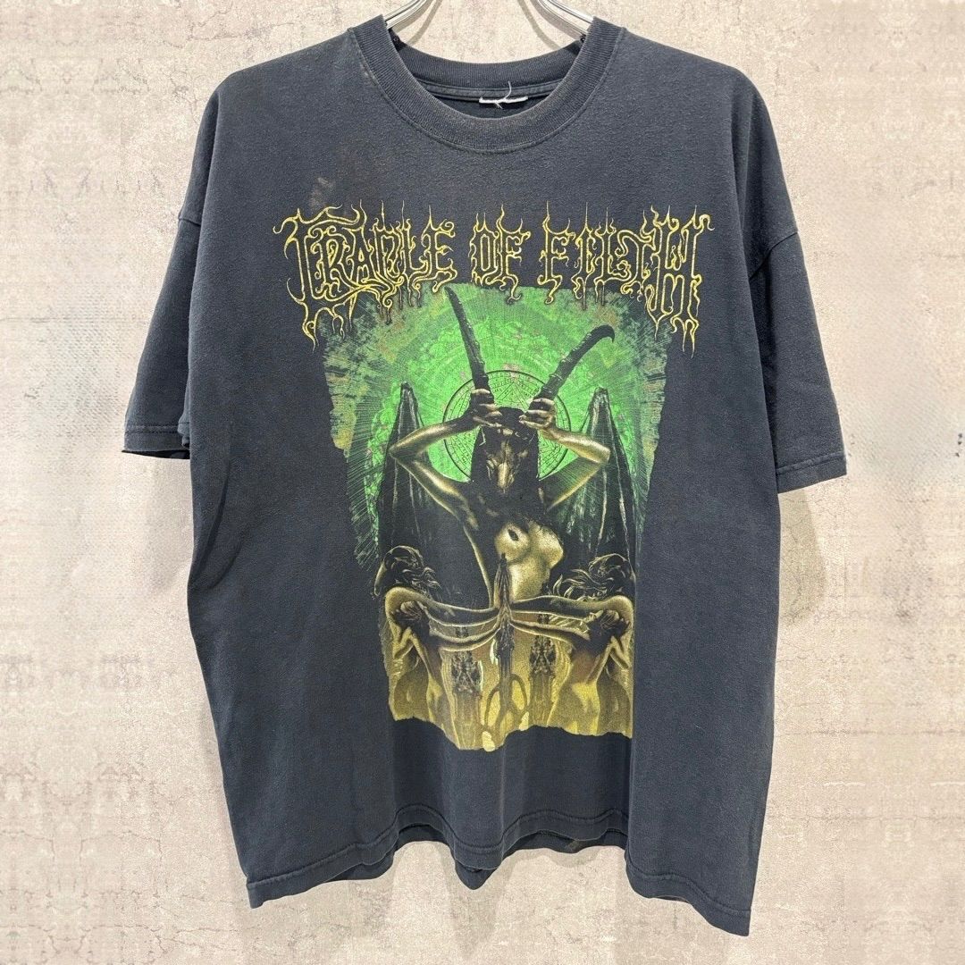 90s CRADLE OF FILTH クレイドルオブフィルス GOD BLESS SATAN CARESS vintage ヴィンテージ 古着 Tシャツ