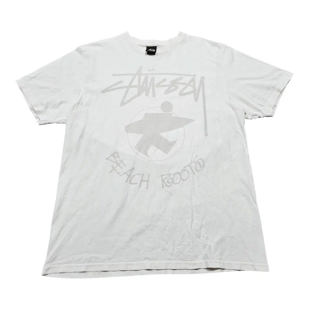 (即日配送) STUSSY ビーチ ルート ナチュラル 半袖Tシャツ