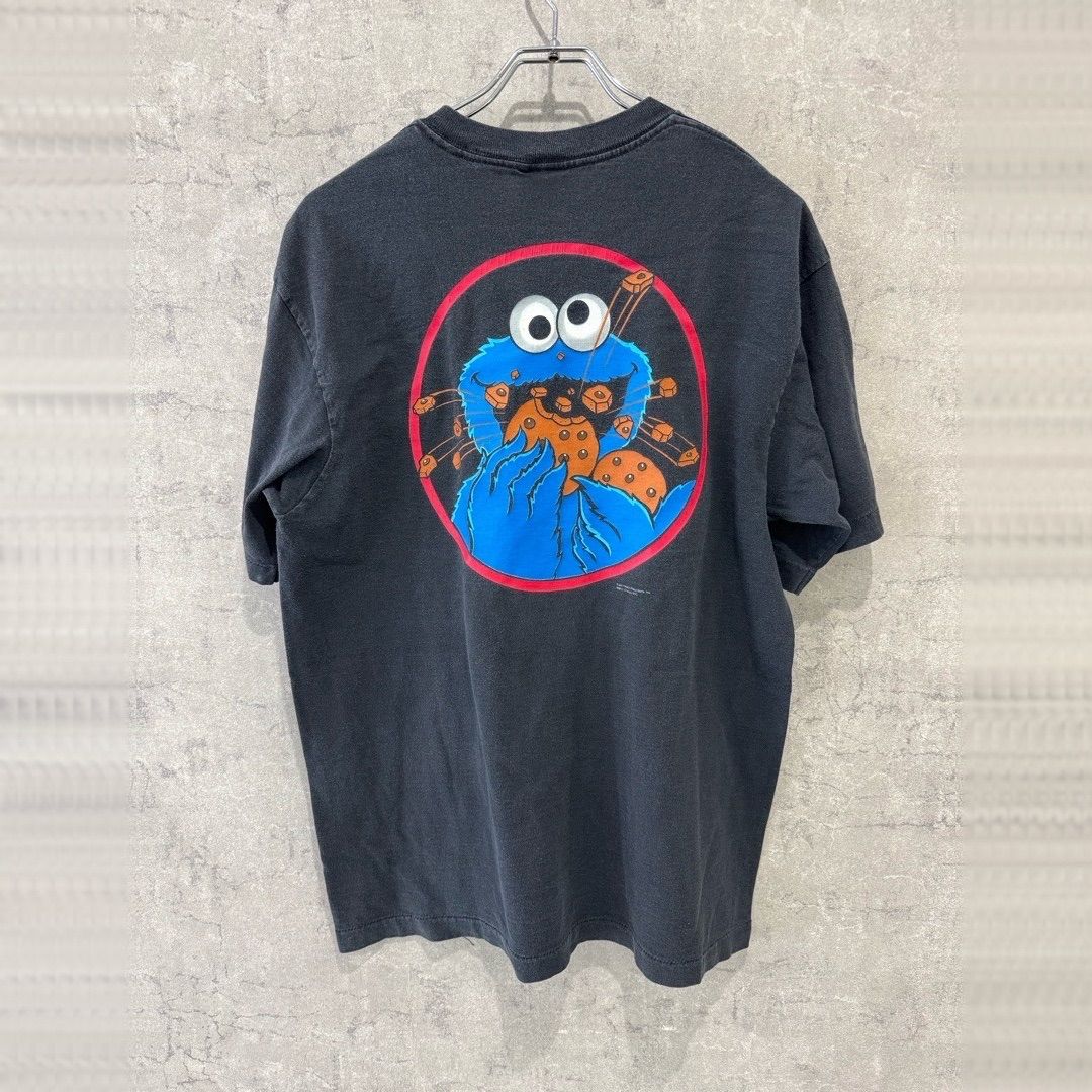 90s セサミストリート SESAME STREET クッキーモンスター COOKIE MONSTER got cookie ? CHANGES vintage 古着｜詳細画像