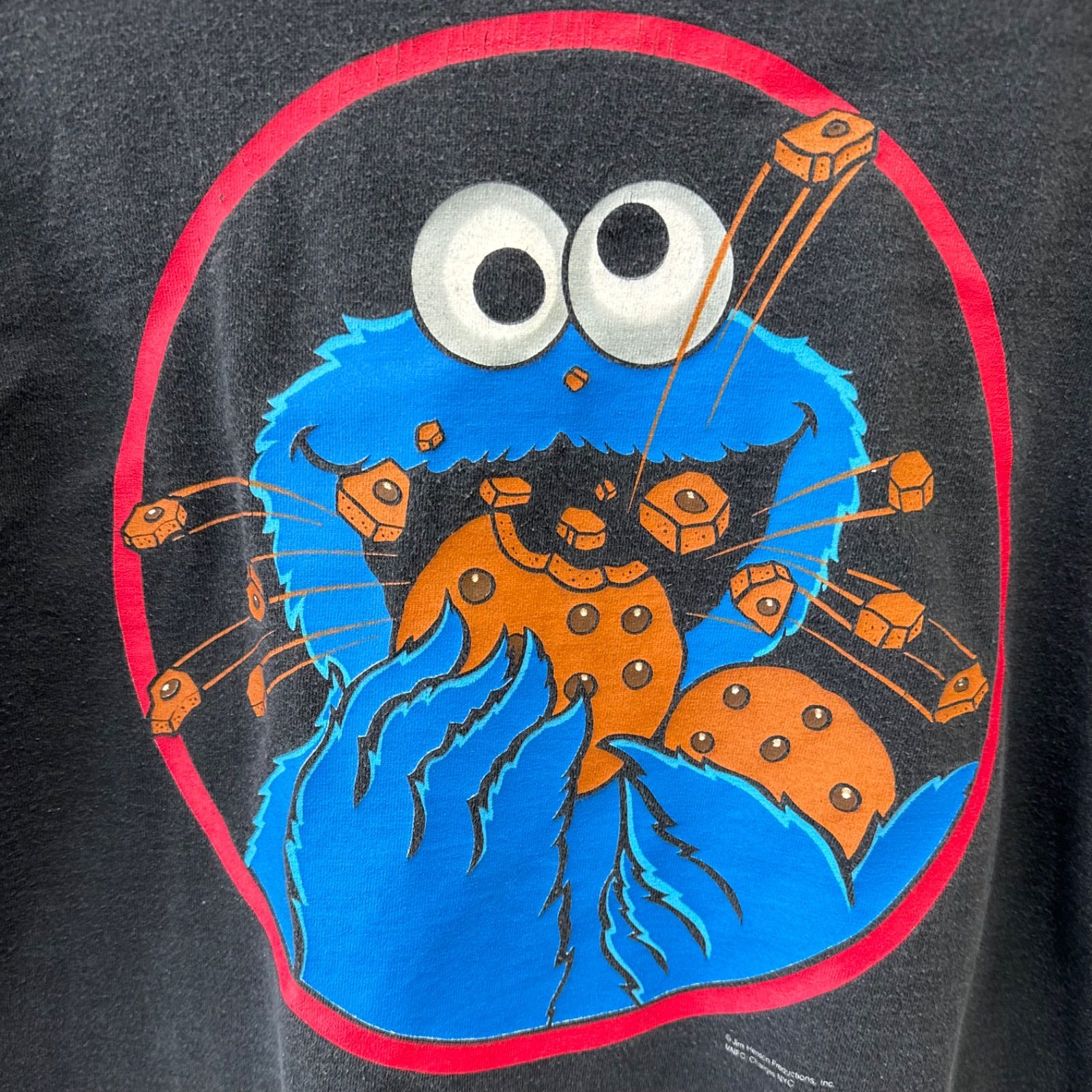 90s セサミストリート SESAME STREET クッキーモンスター COOKIE MONSTER got cookie ? CHANGES vintage 古着｜詳細画像